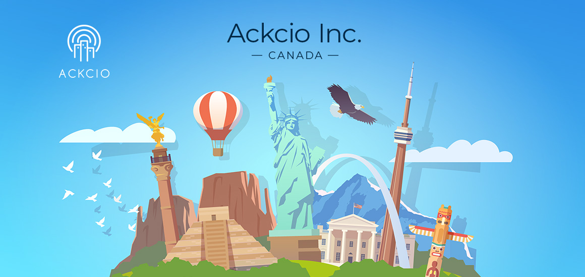 Ackcio Incorporates a New Subsidiary in Canada for Continued Global Growth and Development