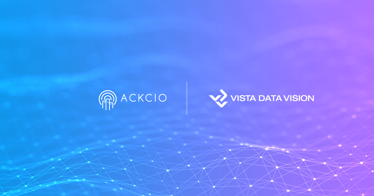 Ackcio integrates with Vista Data Vision, empowering users with real-time data intelligence
